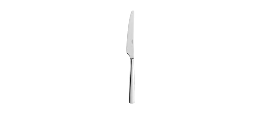 coltello tavola manico pieno Villa acciaio inox 18/10 spessore 2,5 mm - coltello tavola