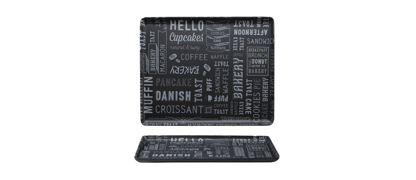 vassoio melamina baker writing gn 1/2 cm 32,5x36,5 - vasca GN in melamina in melamina