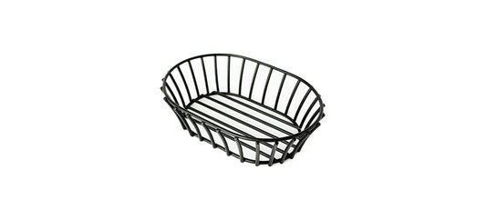 Cestino pane filo inox nero cm 24x14,5 h 5,5