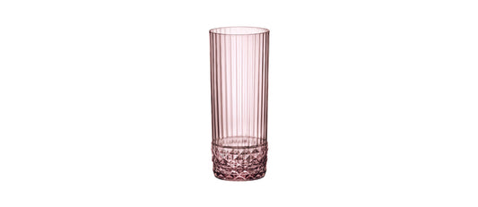 Bicchiere long drink america '20s lilac rose cl 40 h 15,8 Ø cm 6,8