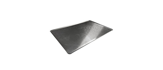 Teglia alluminio forata con bordi svasati cm 60x40 h 1,2 - teglia per pasticceria