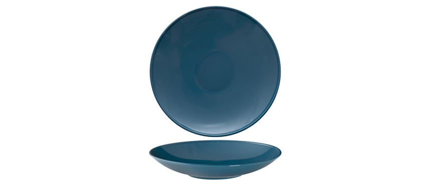 pasta bowl blu petrolio nouvelle cuisine porcellana Ø cm 30 - articolo per la tavola