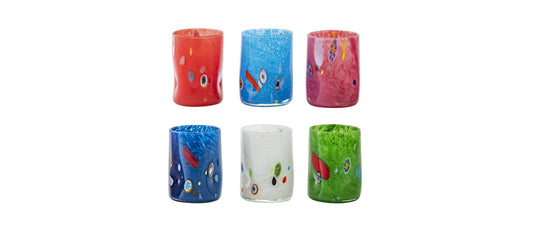 bicchiere acqua colori assortiti cl 28  professionale horeca