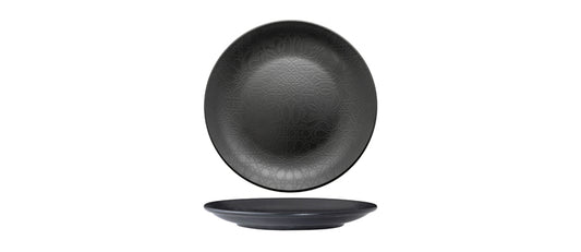 piatto piano Black Matt Ø cm 27 - piatto piano