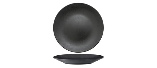 piatto piano Black Matt Ø cm 30 - piatto piano