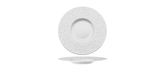 piatto piano gourmet Moon Bianco Lucido Ø 32 cm - piatto piano gourmet