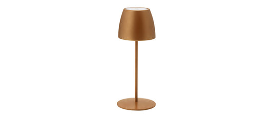 Lampada Sally arancione metallizzato opaco Ø cm 11,5 h 30