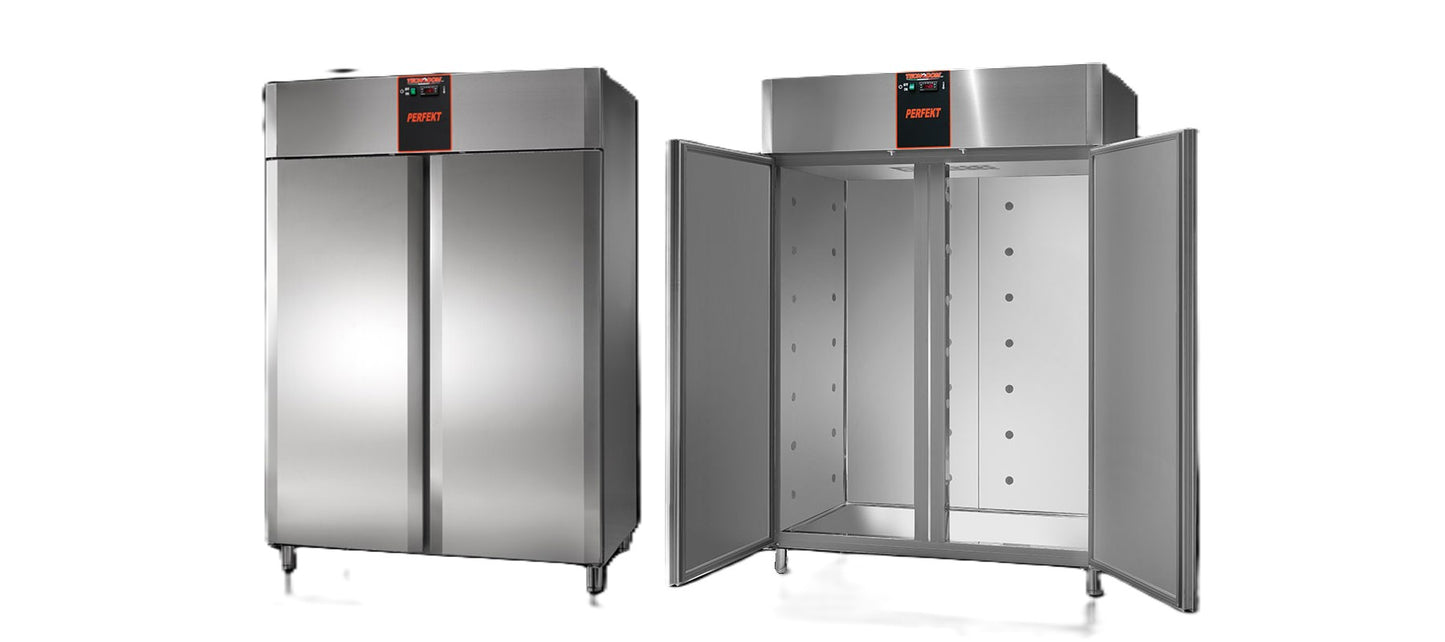 Armadio refrigerato ventilato 2 porte 0°c/+10°c