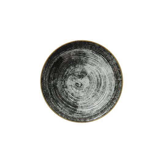 Piatto frutta black round siviglia ø 21x2,2h piatti