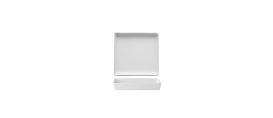 piattino quadrato bonna bianco porcellana cm 9x9 - articolo per la tavola