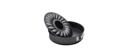 Tortiera apribile 2 fondi Ø cm 24 h 6,5 - tortiera