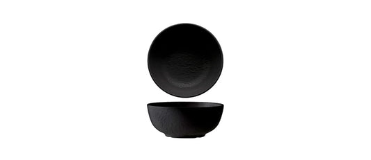 Coppa tonda nera h 7,5 Ø cm 18