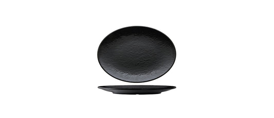 Vassoio ovale nero cm 39x29 h 4,4
