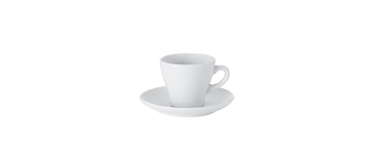 tazza the brasile porcellana bianca con piattino cl 16 piattino per caffetteria