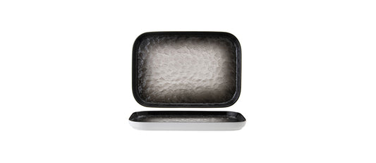 Vassoio rettangolare impilabile Shade nero cm 26x18,2 - articolo per la tavola