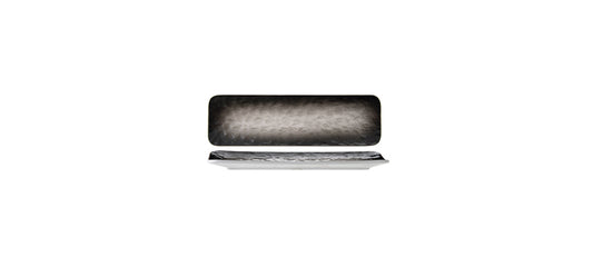 Vassoio rettangolare Shade nero cm 24,6x7,5 - articolo per la tavola