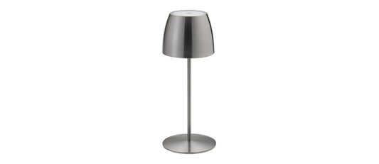 Lampada Sally argento finitura lucida Ø cm 11,5 h 30