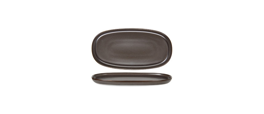 Reactive brown vassoio ovale cm 30x15
