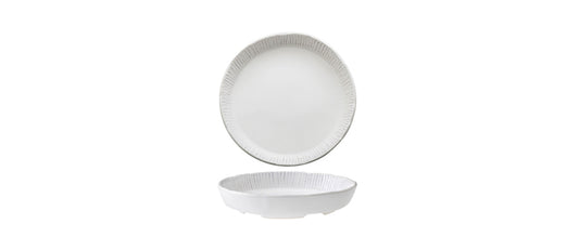deep plate scratched antique white ø 20