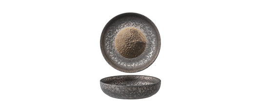 piatto piano agorà stoneware reactive color Ø cm 20 h 5 - piatto piano