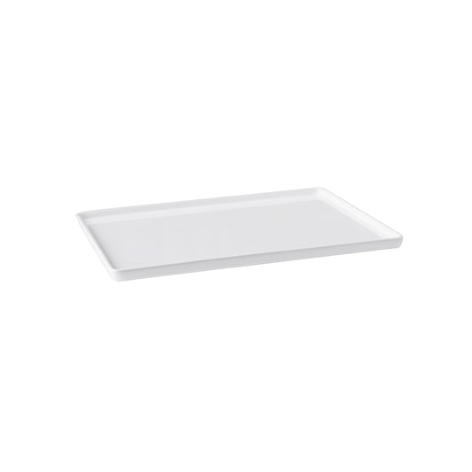 vassoio rettangolare gn 1/2 cm 32,5x26,5 - vassoio buffet per presentare e servire preparazioni dolci, salate e prodotti da banco