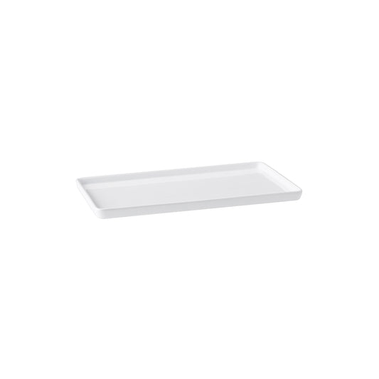 vassoio rettangolare gn 1/4 cm 26,5x17,5 - vassoio buffet per presentare e servire preparazioni dolci, salate e prodotti da banco