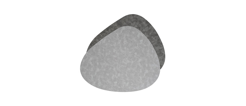 tovaglietta stone suede grigia accessorio professionale per ristorazione professionale