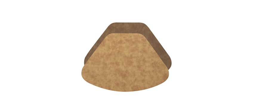 tovaglietta fan suede marrone accessorio professionale per ristorazione professionale