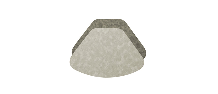 tovaglietta fan suede grigia accessorio professionale per ristorazione professionale