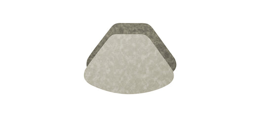 tovaglietta fan suede grigia accessorio professionale per ristorazione professionale