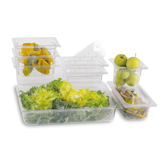 GN 1/3 polycarbonate basin 32.5x17.5x6.5 cm