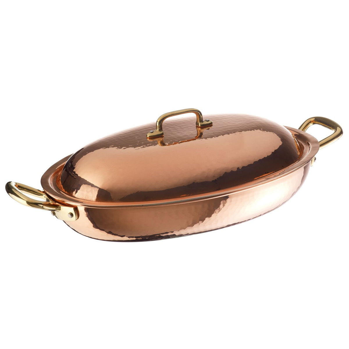 Tegame ovale rame stagnato 36 cm Paderno