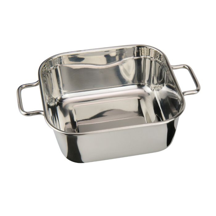 Mini wok quadrato monoporzioni inox cm 12x12x4,5 articoli acciaio inox