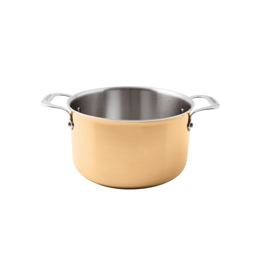 Casseruola alta rame 3-Ply 2 manici Ø 16 cm Paderno