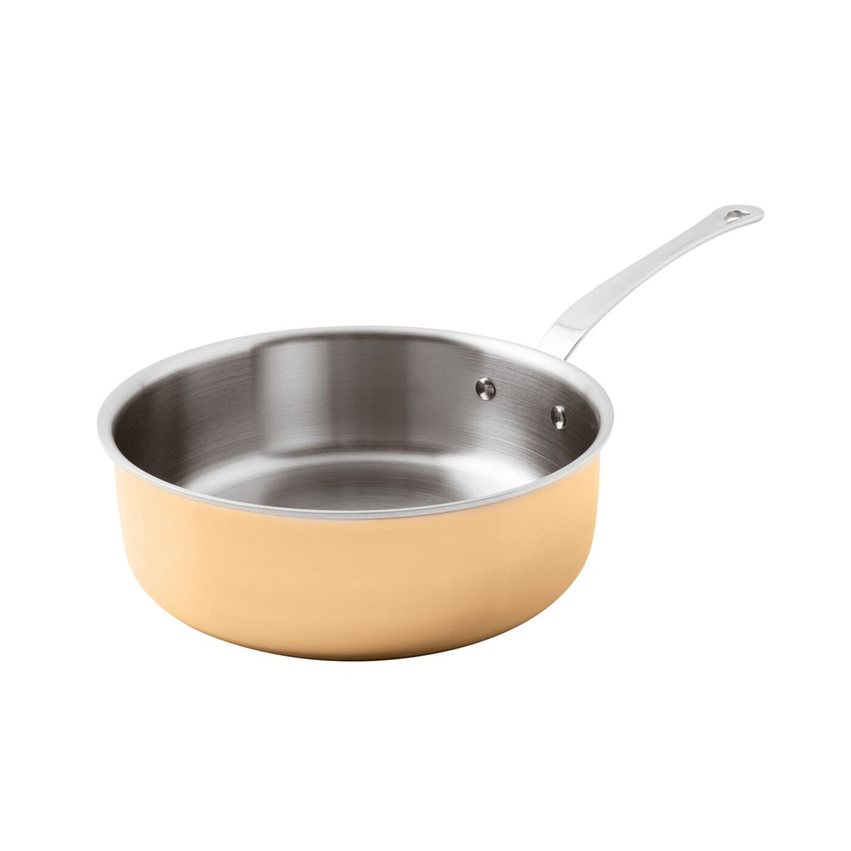 Casseruola bassa rame 3-Ply 1 manico Ø 20 cm Paderno