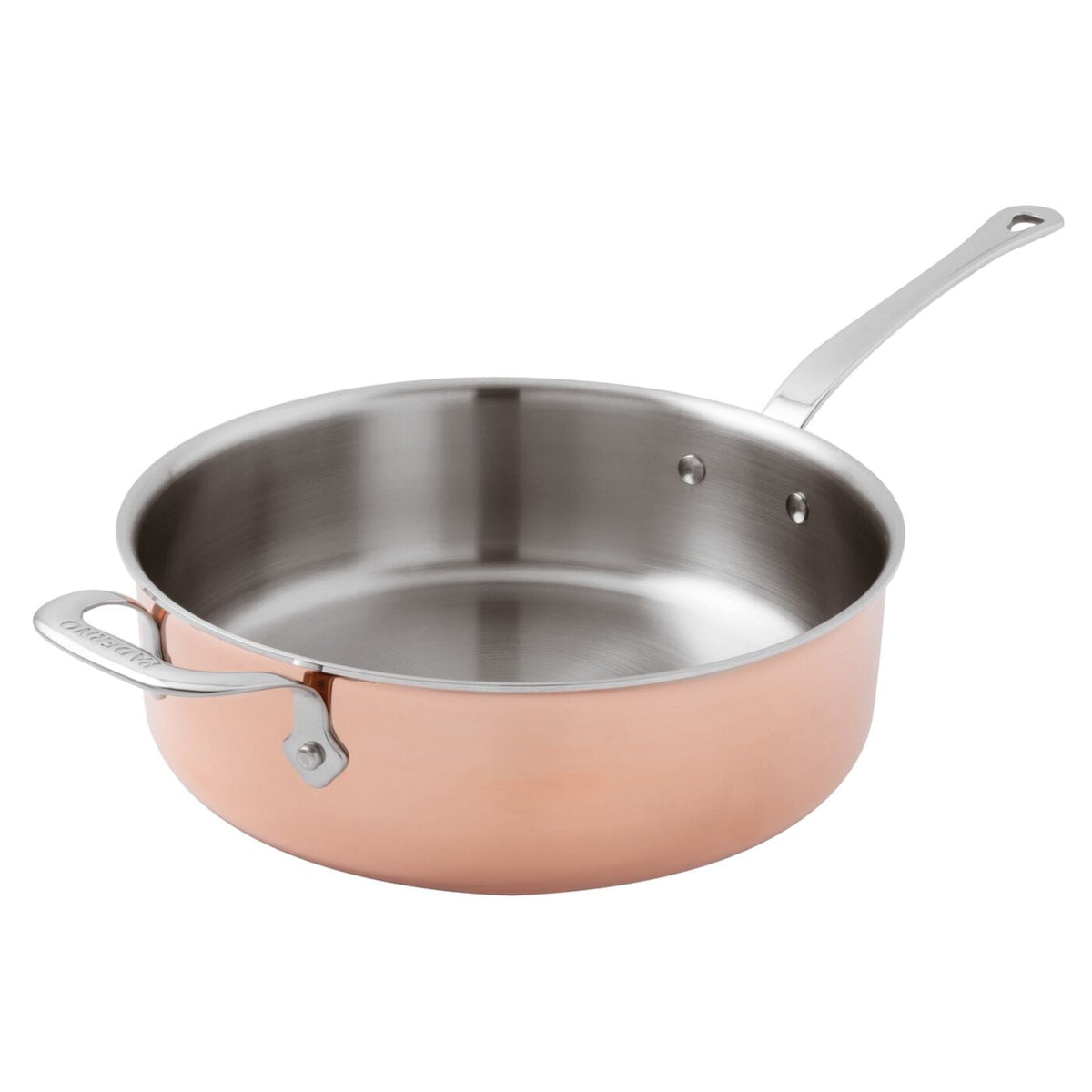 Casseruola bassa rame 3-Ply 1 manico Ø 28 cm Paderno