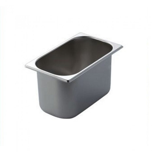 Bacinella gelato inox cm 26x16x17 lt 4,5