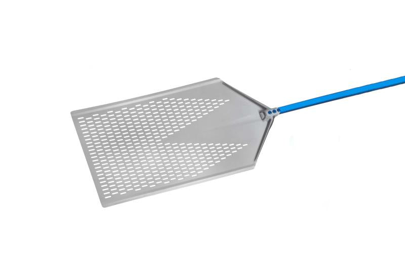 Perforated pizza peel for metre pizza 40x60 cm