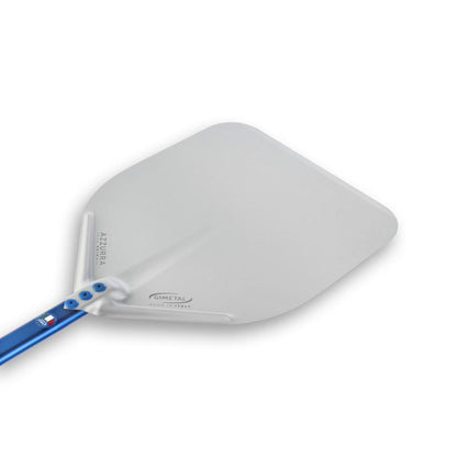 Rectangular light blue pizza peel 33x33 cm
