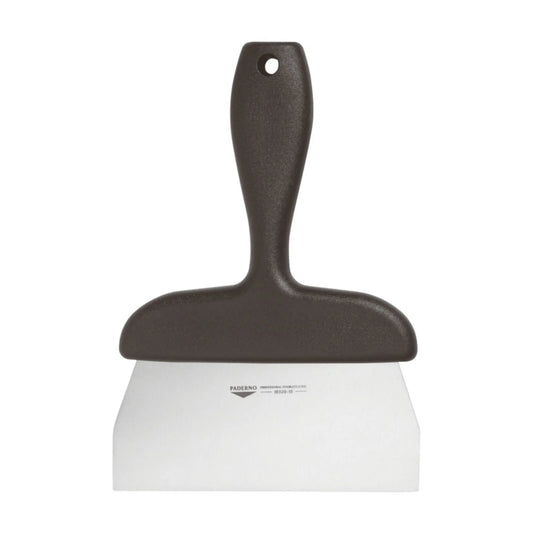Stainless steel triangular spatula 15x6 cm PP handle
