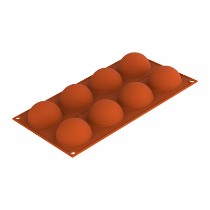 Stampo in silicone n.6 half-sphere ø 60 h 30 mm