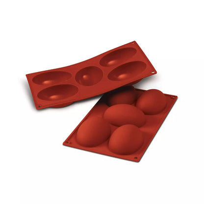 Stampo in silicone n.5 half egg 102x73 h 36 mm