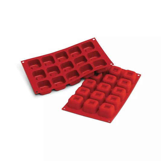 Stampo in silicone n.15 medium square savarin teglie e stampi silicone