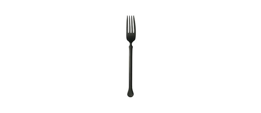 dinner fork 4mm thick Kiev aged black PVD