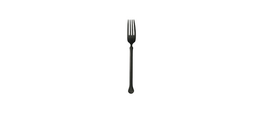 forchetta frutta Kiev pvd nero invecchiato acciaio inox 18/10 spessore mm 3 - forchetta frutta