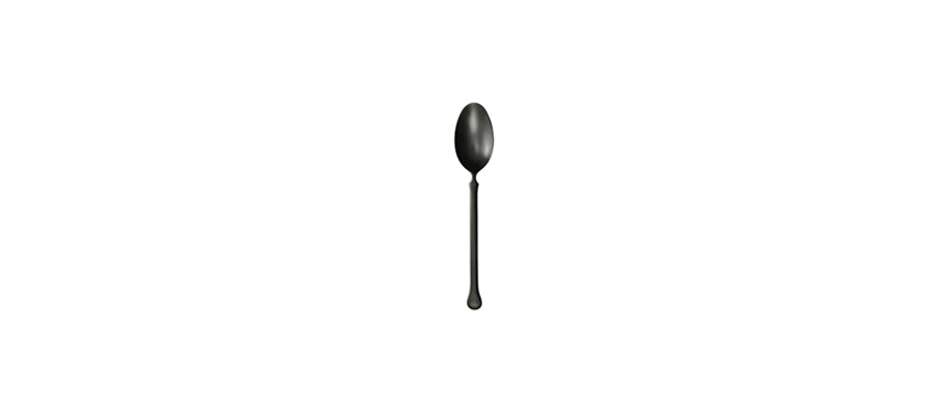 coffee spoon 3 mm thick Kiev aged black PVD