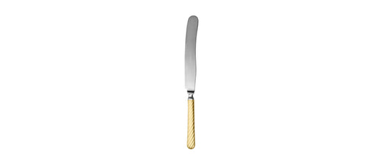coltello tavola Sobor pvd oro satinato acciaio inox 18/0 spessore mm 10 - coltello tavola