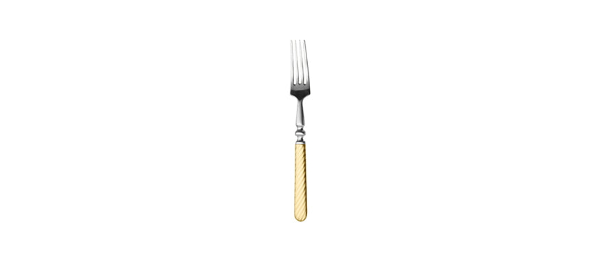 forchetta tavola spessore mm 10 sobor pvd oro satinato