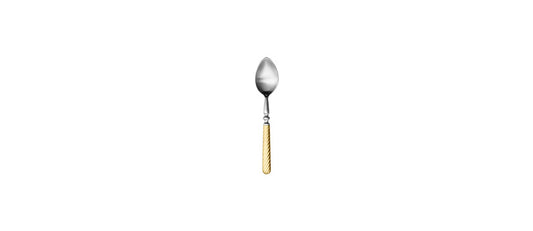 coffee spoon 7 mm thick Sobor satin gold PVD