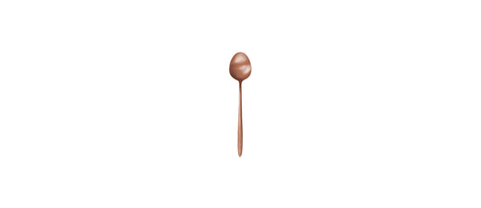 cucchiaino caffè Grace pvd rame satinato acciaio inox 18/10 spessore mm 2,5 - cucchiaino caffè